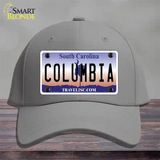 Columbia South Carolina Novelty License Plate Hat Cotton / Gray