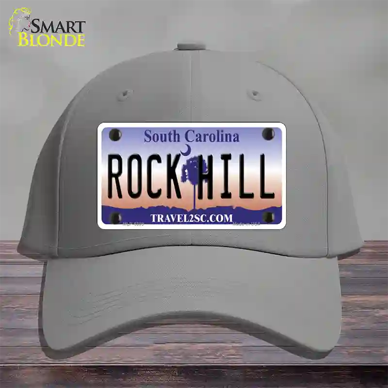 Rock Hill South Carolina Novelty License Plate Hat Cotton / Gray