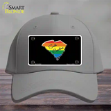 South Carolina Rainbow Novelty License Plate Hat Cotton / Gray