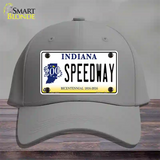 Speedway Indiana Novelty License Plate Hat Cotton / Gray