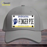 Finger Pie Indiana Novelty License Plate Hat Cotton / Gray