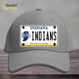 Indians Indiana Novelty License Plate Hat Cotton / Gray