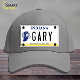 Gary Indiana Novelty License Plate Hat Cotton / Gray