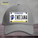 Indiana Novelty License Plate Hat Cotton / Gray