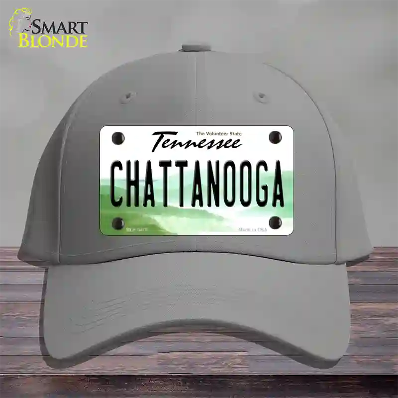 Chattanooga Tennessee Novelty License Plate Hat Cotton / Gray