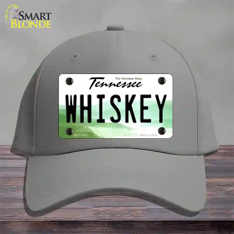 Whiskey Tennessee Novelty License Plate Hat Cotton / Gray