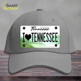 I Love Tennessee Novelty License Plate Hat Cotton / Gray