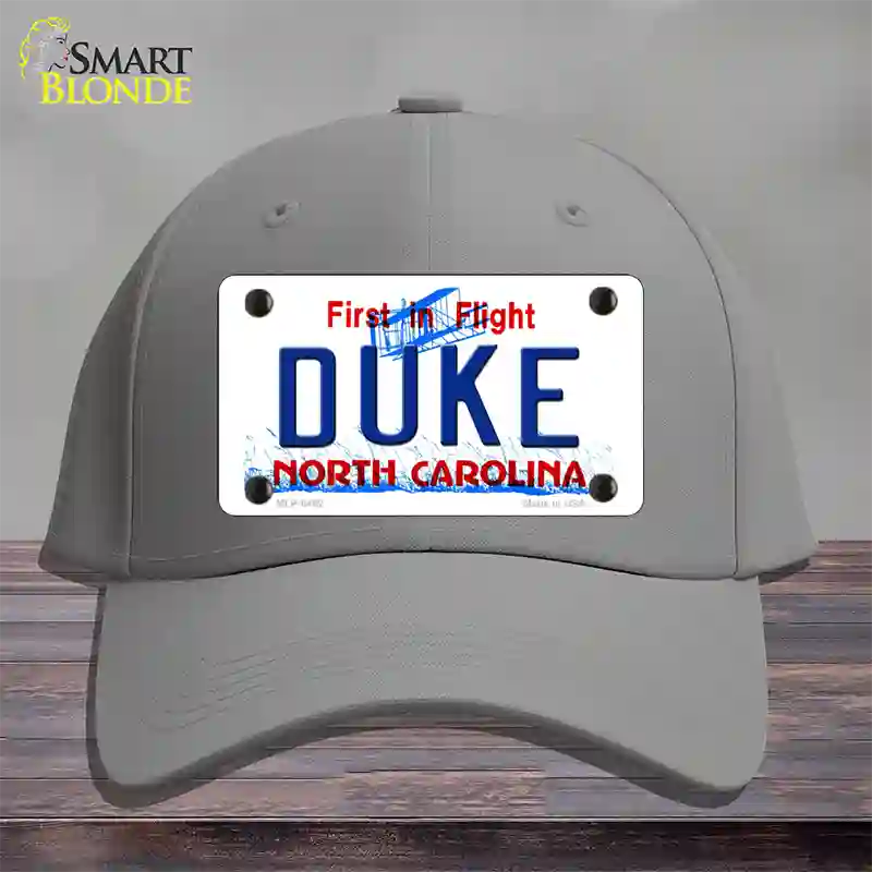 Duke North Carolina Novelty License Plate Hat Cotton / Gray