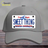 Sweet Thing North Carolina Novelty License Plate Hat Cotton / Gray