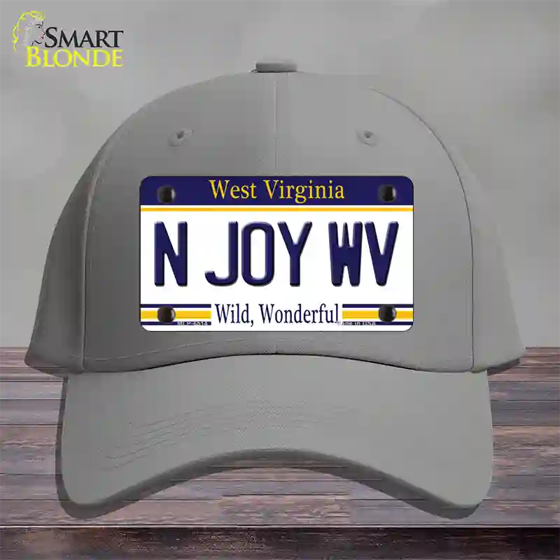 N Joy West Virginia Novelty License Plate Hat Cotton / Gray