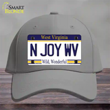 N Joy West Virginia Novelty License Plate Hat Cotton / Gray