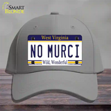 No Murci West Virginia Novelty License Plate Hat Cotton / Gray