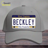 Beckley West Virginia Novelty License Plate Hat Cotton / Gray