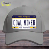 Coal Miner West Virginia Novelty License Plate Hat Cotton / Gray