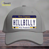 Hillbilly West Virginia Novelty License Plate Hat Cotton / Gray