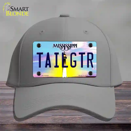 Tailgtr Mississippi Novelty License Plate Hat Cotton / Gray