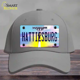 Hattiesburg Mississippi Novelty License Plate Hat Cotton / Gray