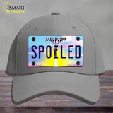 Spoiled Mississippi Novelty License Plate Hat Cotton / Gray