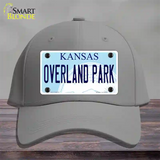 Overland Park Kansas Novelty License Plate Hat Cotton / Gray