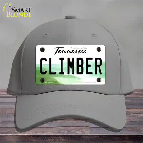 Climber Tennessee Novelty License Plate Hat Cotton / Gray