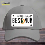 Best Mom Georgia Novelty License Plate Hat Cotton / Gray