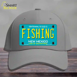 Fishing New Mexico Novelty License Plate Hat Cotton / Gray