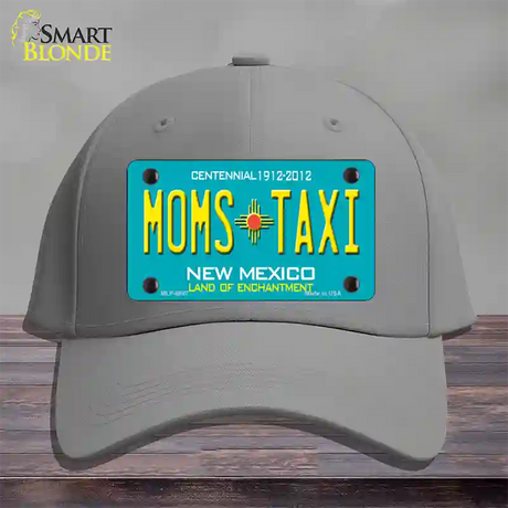 Moms Taxi New Mexico Novelty License Plate Hat Cotton / Gray