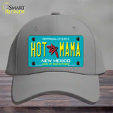 Hot Mama New Mexico Novelty License Plate Hat Cotton / Gray