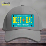 Best Dad New Mexico Novelty License Plate Hat Cotton / Gray