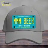 MMM Beer New Mexico Novelty License Plate Hat Cotton / Gray