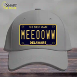 Meeooww Delaware Novelty License Plate Hat Cotton / Gray