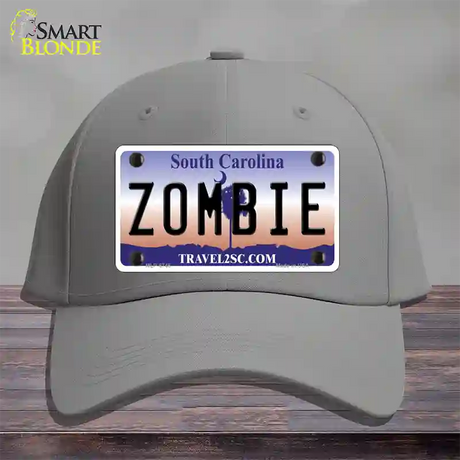 Zombie South Carolina Novelty License Plate Hat Cotton / Gray