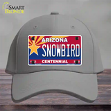 Arizona Centennial Snowbird Novelty License Plate Hat Cotton / Gray