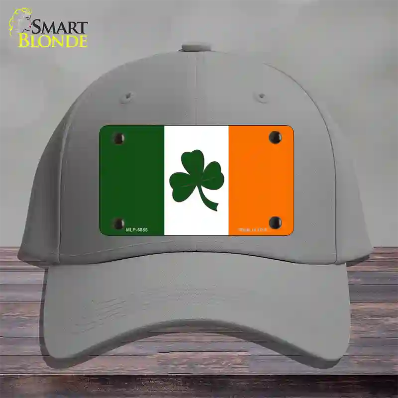 Shamrock Irish Flag Novelty License Plate Hat Cotton / Gray