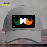 Irish Mustache Novelty License Plate Hat Cotton / Gray