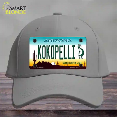 Arizona Kokopelli Novelty License Plate Hat Cotton / Gray