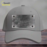 Black Oil Rubbed Solid Novelty License Plate Hat Cotton / Gray