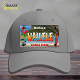 Wailele Hawaii State Novelty License Plate Hat Cotton / Gray