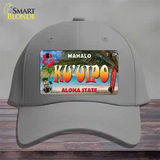 Ku uipo Hawaii State Novelty License Plate Hat Cotton / Gray