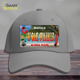 Aole Pilikia Hawaii State Novelty License Plate Hat Cotton / Gray