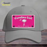 Carolina Girl Pink Novelty License Plate Hat Cotton / Gray