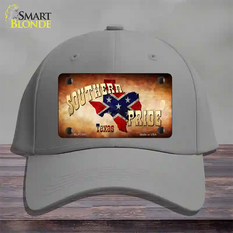 Southern Pride Texas Novelty License Plate Hat Cotton / Gray