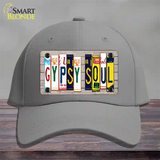 Gypsy Soul Wood License Plate Art Novelty License Plate Hat Cotton / Gray