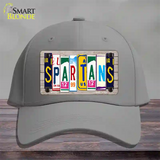 Spartans Wood License Plate Art Novelty License Plate Hat Cotton / Gray