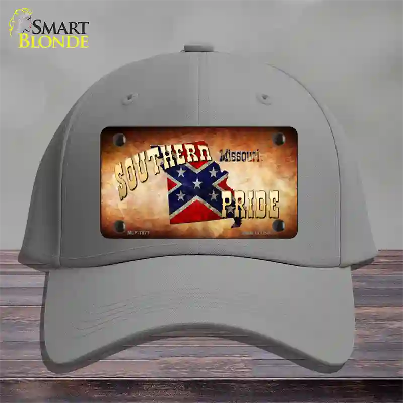 Southern Pride Missouri Novelty License Plate Hat Cotton / Gray