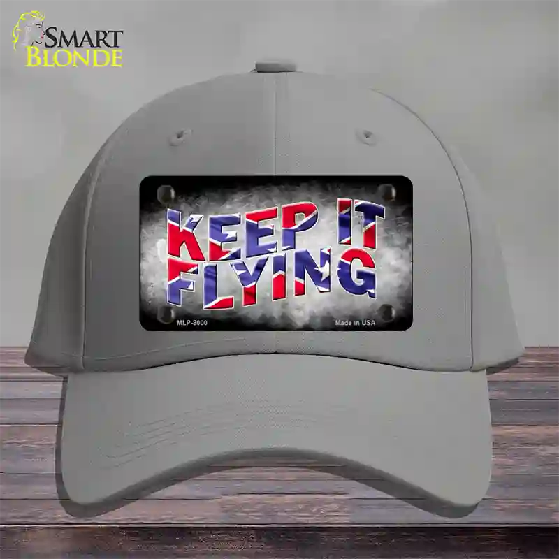 Keep It Flying Novelty License Plate Hat Cotton / Gray