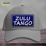 Zulu Tango Novelty License Plate Hat Cotton / Gray