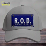 Retired On Duty Novelty License Plate Hat Cotton / Gray