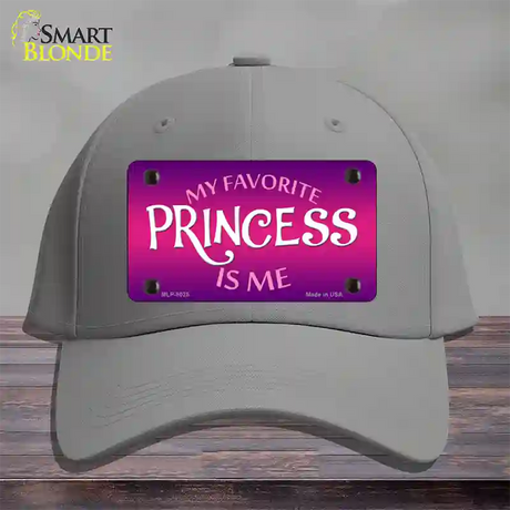 My Favorite Princess Is Me Novelty License Plate Hat Cotton / Gray