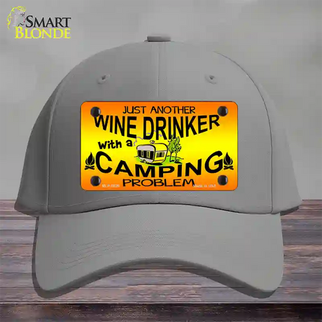 Just Another Wine Drinker Novelty License Plate Hat Cotton / Gray